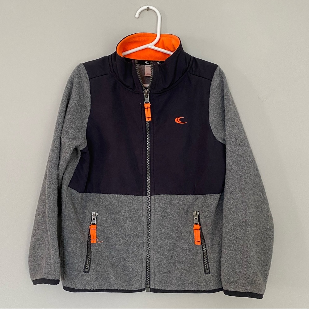 Boys Carter’s zip fleece.